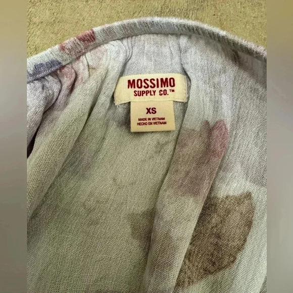 Mossimo Supply Co Purple Floral Peasant Romper XS - Picture 4 of 4